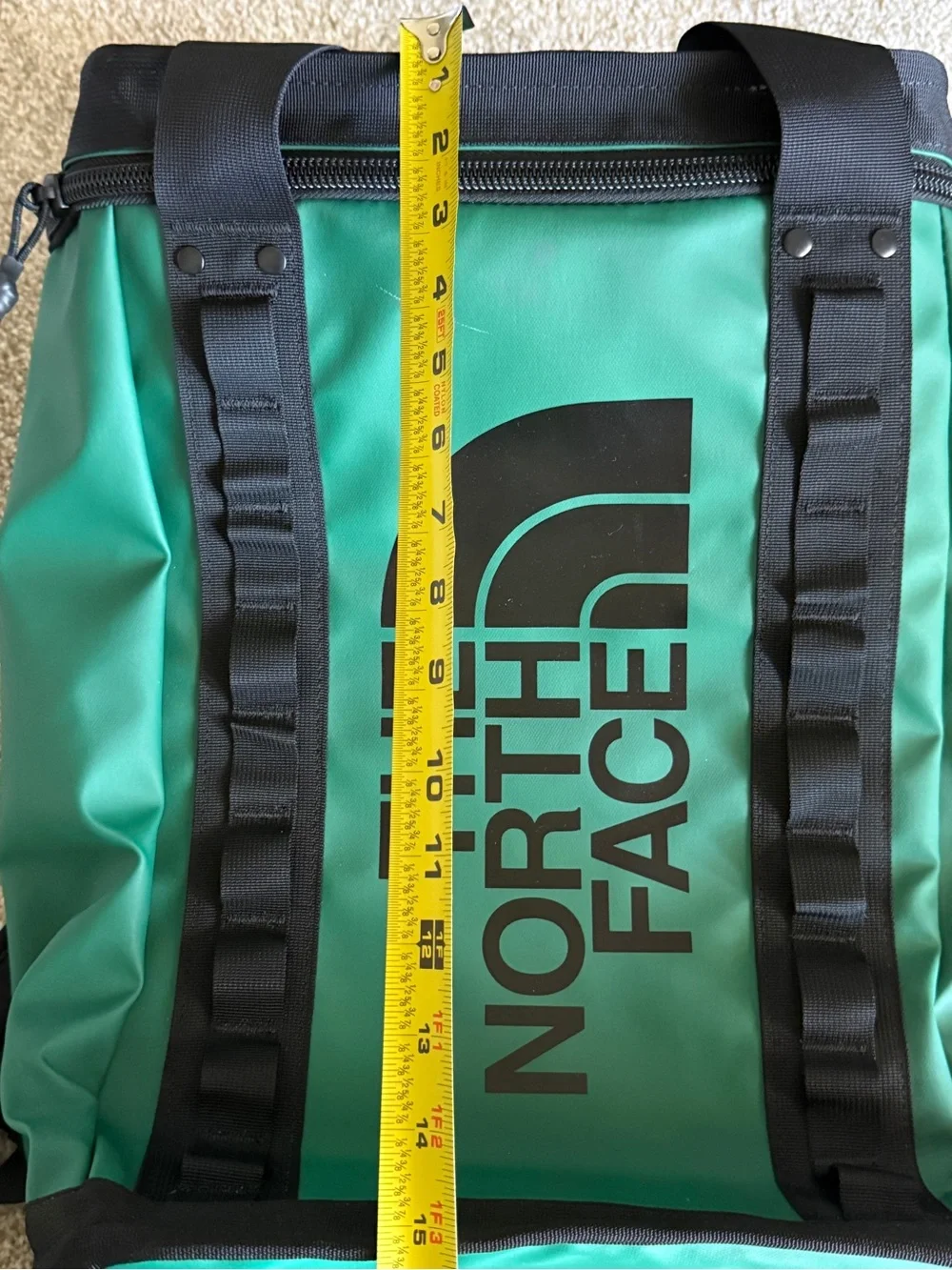 The North Face Fuse Box Men Bag Green  and Black (NWOT)